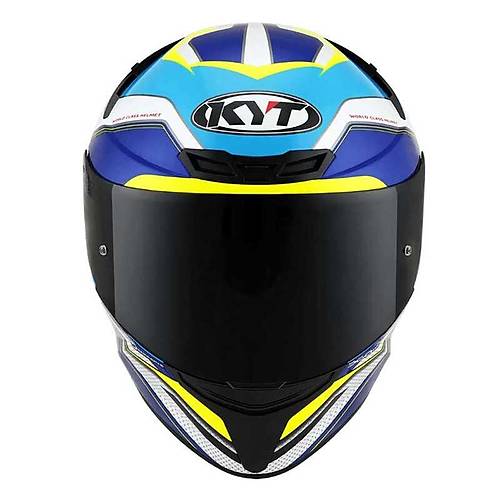 KYT TT-COURSE KASK GRAND PRIX AIK MAV BEYAZ