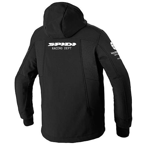 Spidi Hoodie Armor Evo Tekstil Siyah-Sar Klk Motosiklet Montu