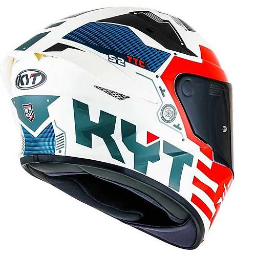 KYT TT-Course Fuselage Krmz Kapal Kask