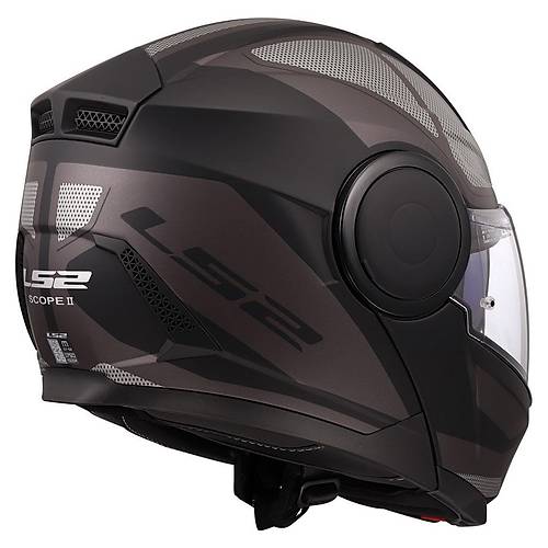 LS2 Scope 2 Axis Mat Siyah-Titanium Kask