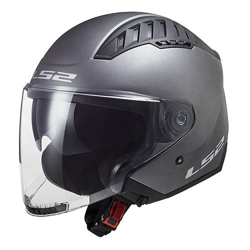 LS2 COPTER 2 MAT TITANIUM KASK