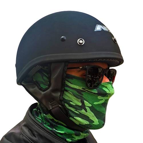 Nikko FX-66 Nazi Siyah Yarm Kask