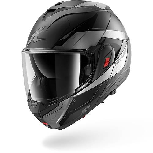 Shark Oxo Mekarium Mat Antrasit Krom Siyah �ene A��l�r Kask