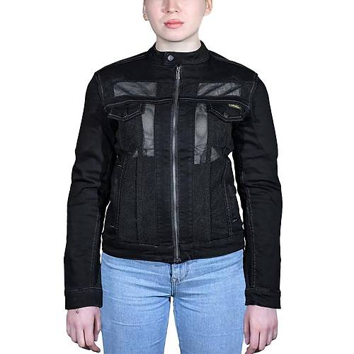 Rider Denim Efil Kad�n Motosiklet Mont
