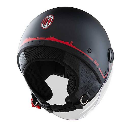 TUCANO URBANO EL JETTIN 6.0 YARIM KASK MILAN SKYLINE MAT S�YAH