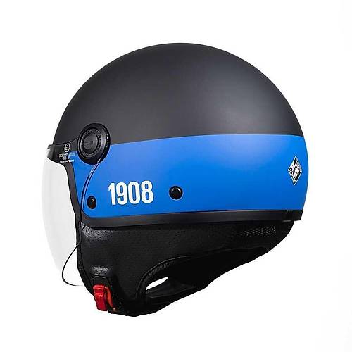 Tucano Urbano El Jett�n 6.0 Yar�m Kask Inter Nerazzurro Mat Siyah