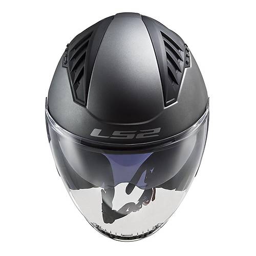 LS2 COPTER 2 MAT TITANIUM KASK