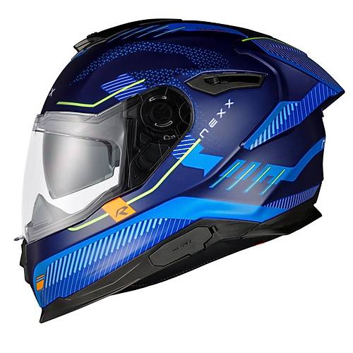 NEXX Y.100R Baron Mat Indigo Mavi Kapal Kask