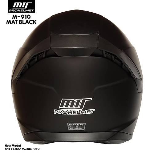 MTS 910 Mat Siyah Kapal Kask