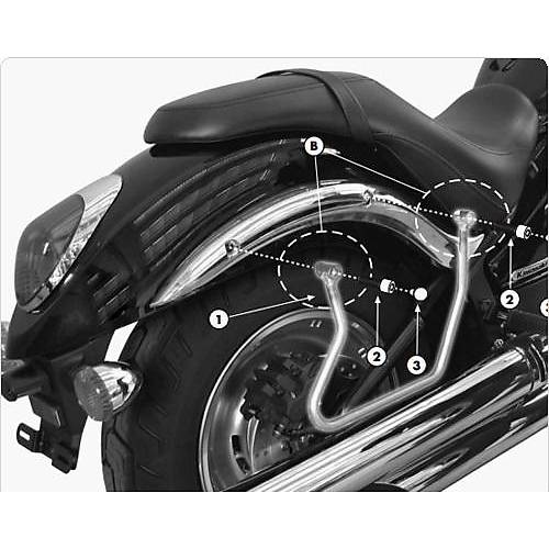 GIVI T264 KAWASAKI VN 900 CUSTOM - CLASSIC (06-14) YAN KUMA� �ANTA TA�IYICI
