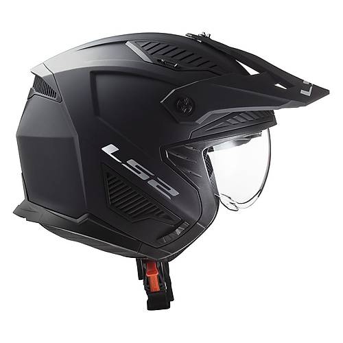 LS2 DRIFTER MAT S�YAH KASK