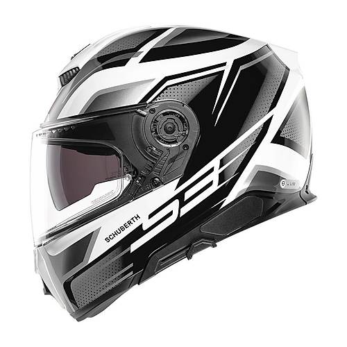 SCHUBERTH S3 STORM SILVER KAPALI MOTOSKLET KASKI