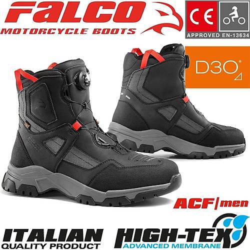 FALCO ARRAKIS BLACK MOTOS�KLET BOTU