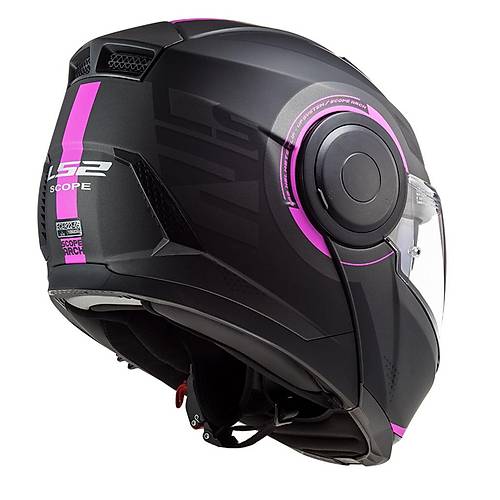 LS2 SCOPE ARCH MAT TITANIUM-PEMBE KASK