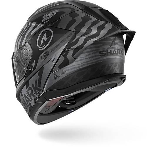 Shark Skwal Cup Speed Fancy Mat Siyah Antrasit G�m�� Kapal� Kask