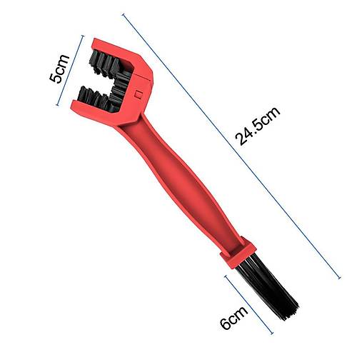 Motosiklet Zincir Temizlik Fras Krmz