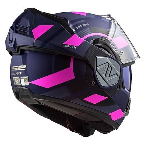 LS2 Advant Velum Mavi-Pembe ene Alr Kask