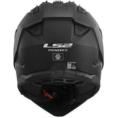 LS2 Pioneer 2 Mat Siyah Cross Kask