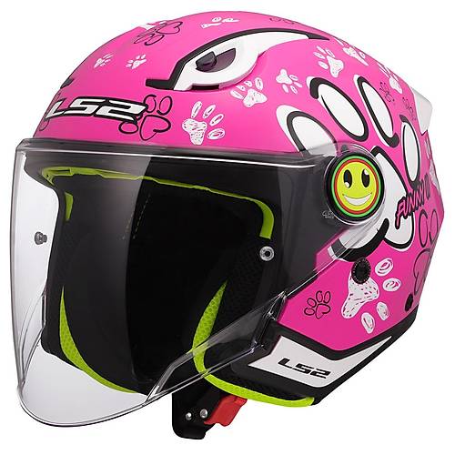 LS2 FUNNY 2 PAWS PEMBE �OCUK KASK