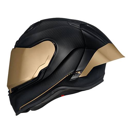 NEXX X.R3R Golden Edition Karbon Mat Siyah-Sar Kapal Kask