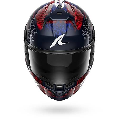 Shark Skwal Cup Speed Vib Mavi K�rm�z� Sar� Kapal� Kask