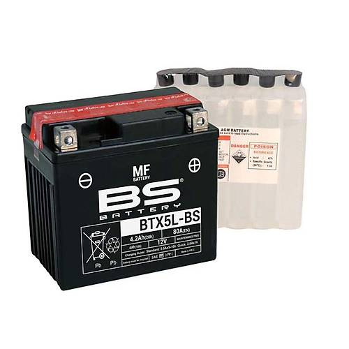 BS BATTERY BTX5L-BS MOTOSKLET AKS