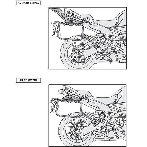 GIVI PL2122CAM YAMAHA TRACER 900 (15-17) YAN �ANTA TA�IYICI
