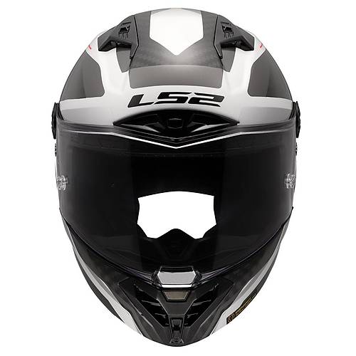 LS2 THUNDER KARBON GP AERO RAUTE BEYAZ-GR� KASK