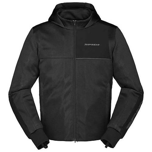 SPIDI HOODIE NET TEKSTL CEKET SYAH