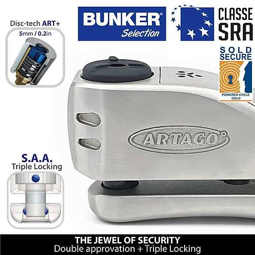 ARTAGO 32S S.R.A. SINIFI ALARMLI D�SK K�L�D� 15MM. P�M