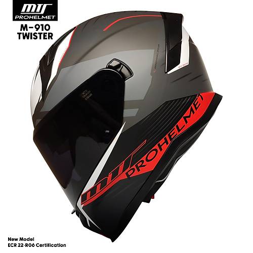 MTS 910 Twister Mat Siyah Kapal Kask