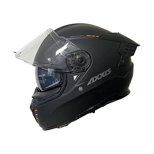 AXXIS HAWK EVO SV KAPALI KASK MAT SYAH
