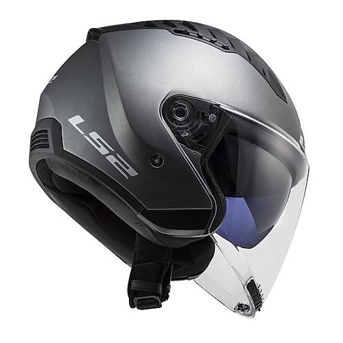 LS2 COPTER 2 MAT TITANIUM KASK