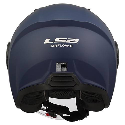 LS2 Airflow 2 Mat Navy Mavi Yarm Kask