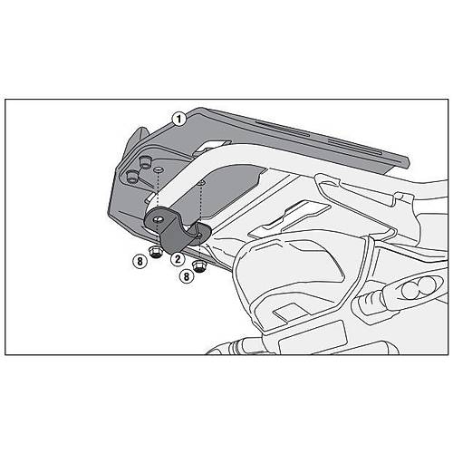 KAPPA KRA5112 BMW R 1200 GS ADVENTURE (14-19) - R 1250 GS ADVENTURE (19-24) ARKA �ANTA TA�IYICI