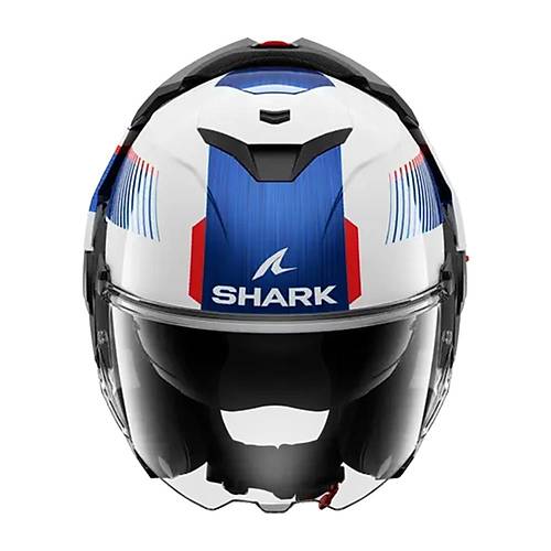 SHARK OXO SIKTER BEYAZ MAV ENE AILIR KASK