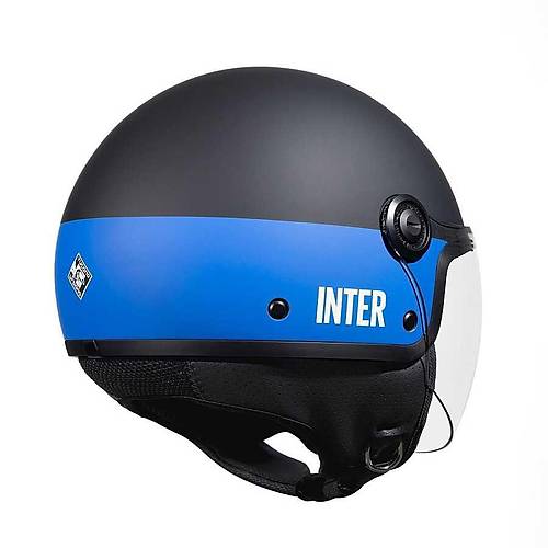 Tucano Urbano El Jett�n 6.0 Yar�m Kask Inter Nerazzurro Mat Siyah