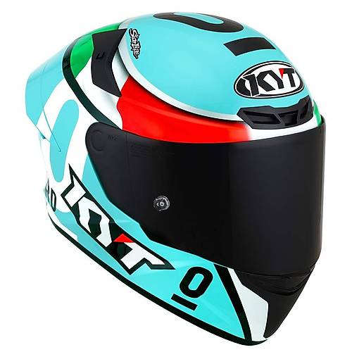 KYT TT-COURSE KASK LEOPARD REPLICA TROCOLORE