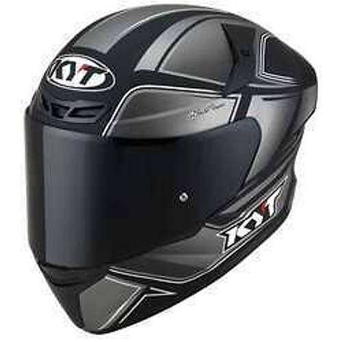 KYT TT-COURSE KASK TOURIST MATT COOL GREY