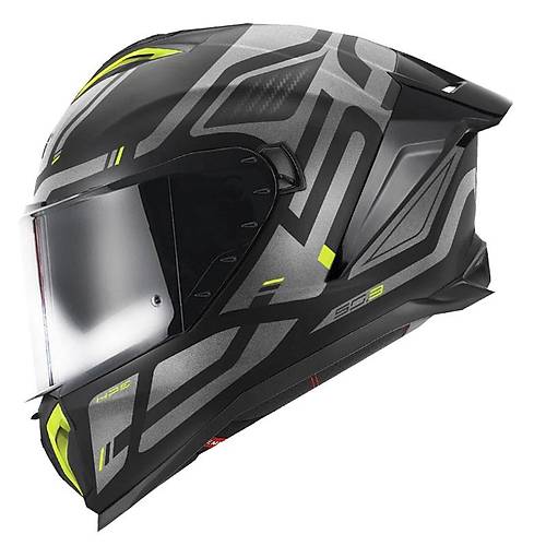 GIVI 50.3 QUASAR MAT S�YAH-TITANIUM-NEON SARI KASK