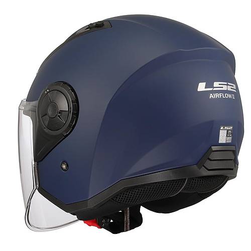 LS2 Airflow 2 Mat Navy Mavi Yarm Kask