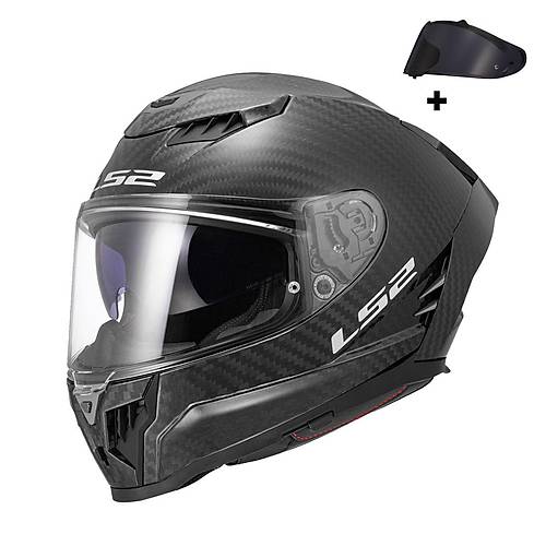 LS2 DRAGON KARBON MAT KASK