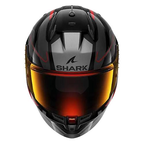 SHARK D-SKWAL 3 SIZLAR SYAH GR KIRMIZI KAPALI KASK