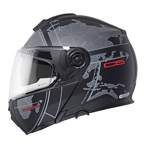 Schuberth C5 Globe Siyah ene Alr Kask