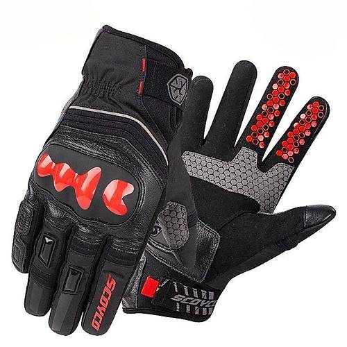 SCOYCO MC94 KIRMIZI KILIK MOTOSKLET ELDVEN