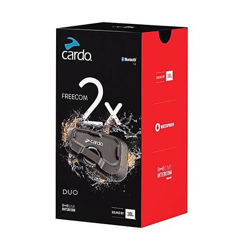 Cardo Freecom 2X JBL Bluetooth Intercom (kili Paket)