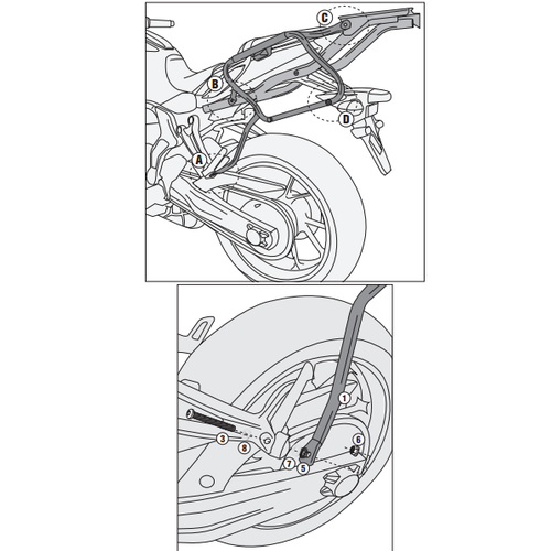 GIVI PLX2118 YAMAHA MT-07 (14-17) YAN �ANTA TA�IYICI