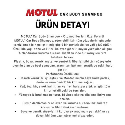 Motul Araba ampuan- Car Body Shampoo