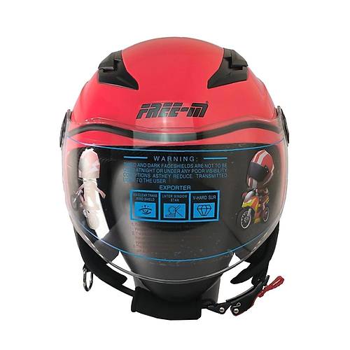 FREE M YARIM OCUK KASKI GLOSSY CORAL