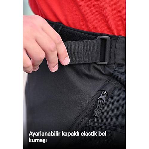 LS2 COMO AIR PANTOLON SYAH